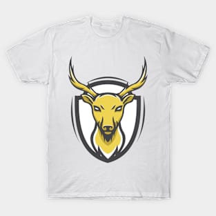 Deer mascot vector illustration T-Shirt